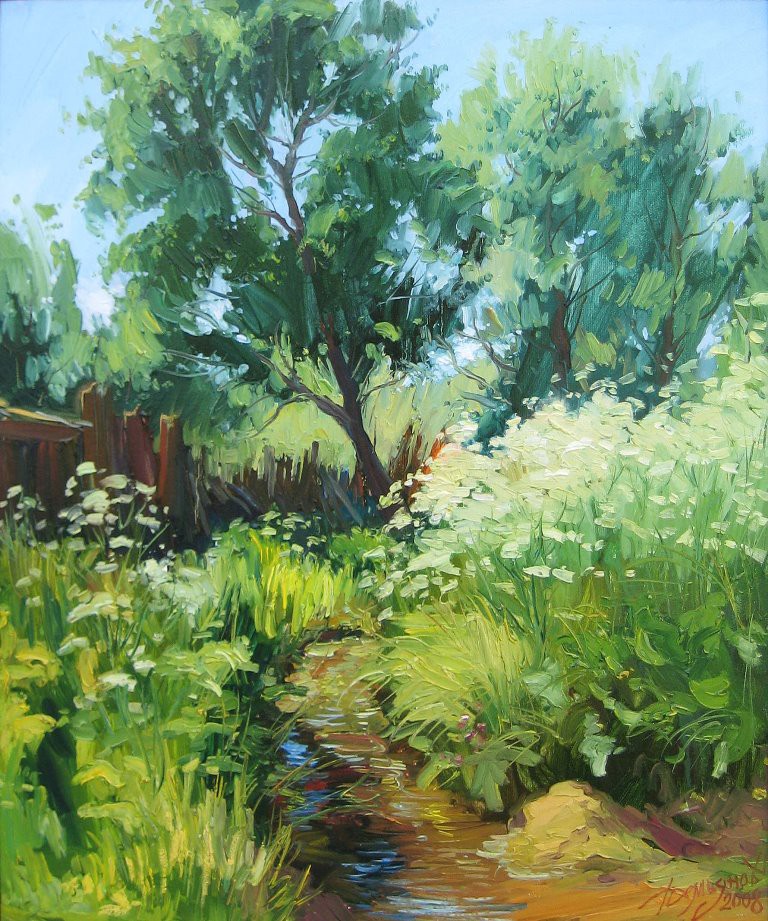 Yuriy Demiyanov, En Été, Le Ruisseau Yuriy Demiyanov, En Été, Le Ruisseau