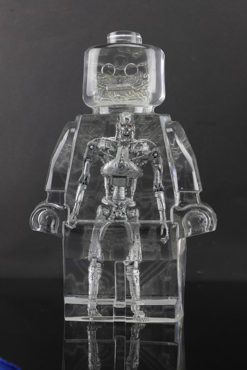 ▷ Roboclusion Terminator T800 Endoskeletton by Vincent Sabatier, 2023, Sculpture