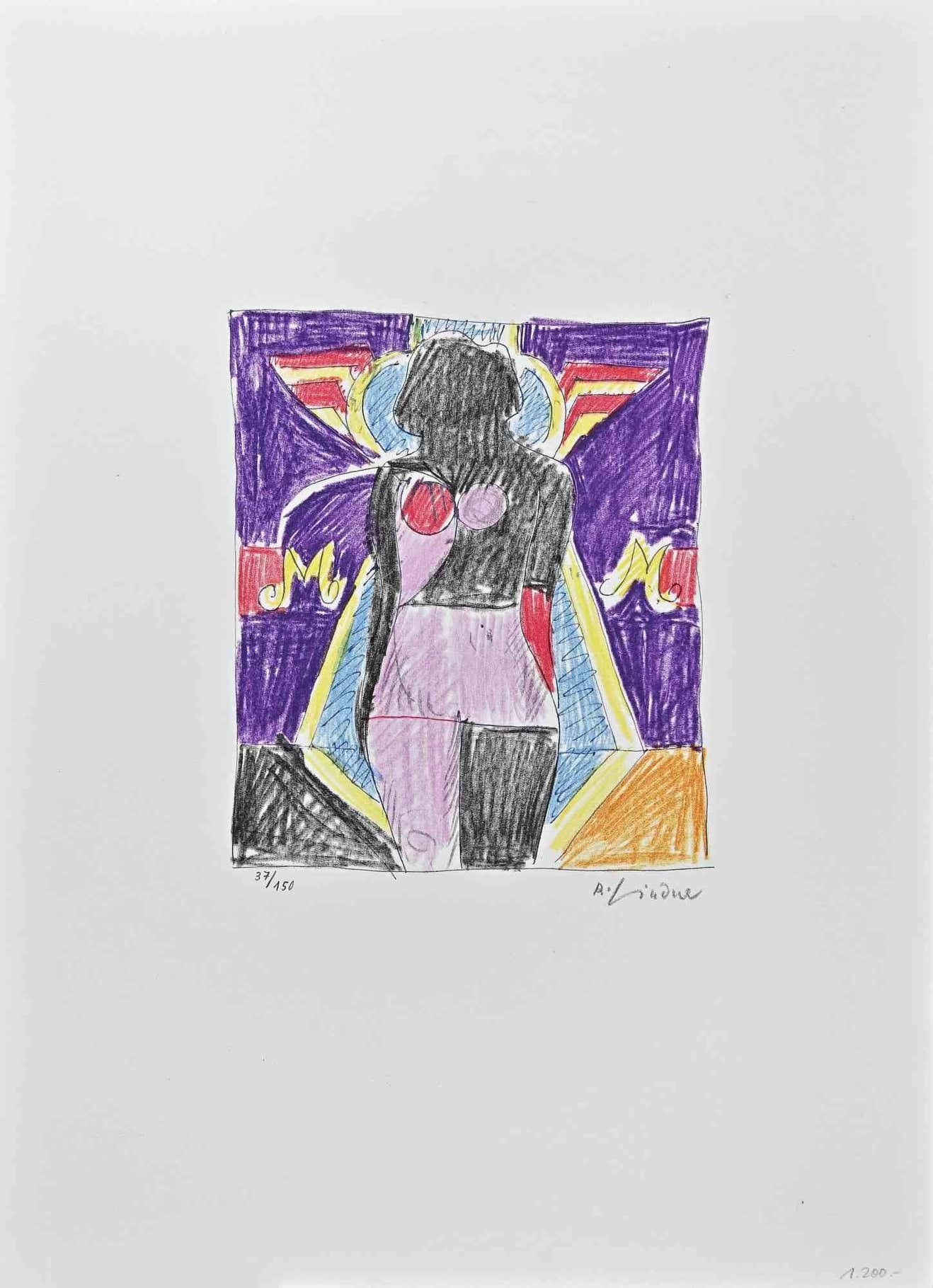Richard Lindner, Mechanical body in colors Richard Lindner, Mechanical body in colors