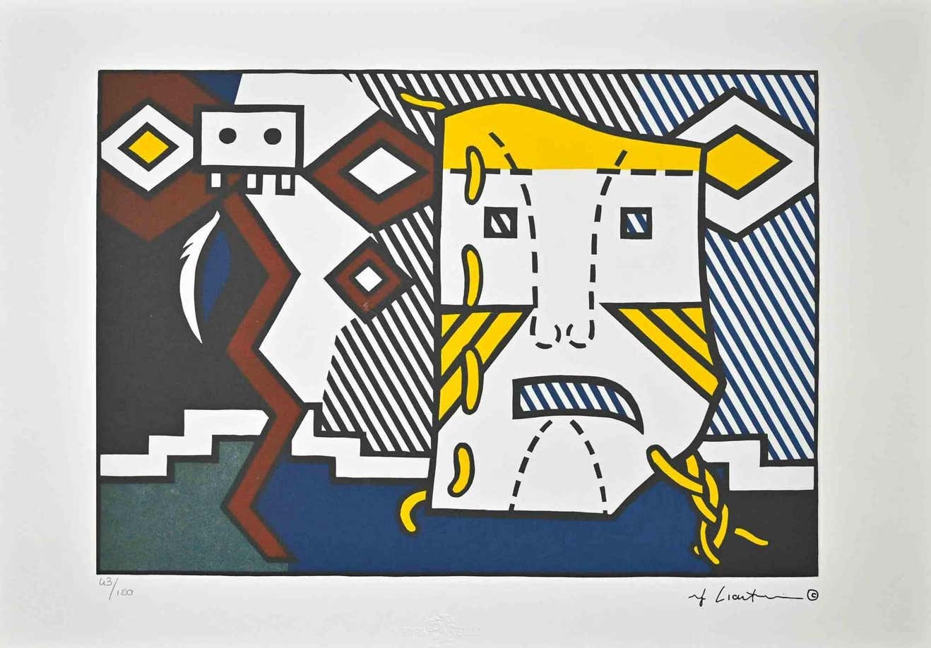 Roy Lichtenstein, American Indian Theme V Roy Lichtenstein, American Indian Theme V