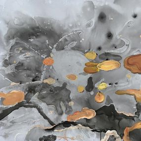 Painting, Waterfalls, Nguyen Xuan Anh