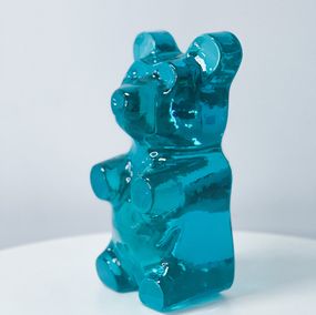 Sculpture, Jumbo Sweet Collection Gummy Bear Turquoise, Gabriela Alejandra Rivera