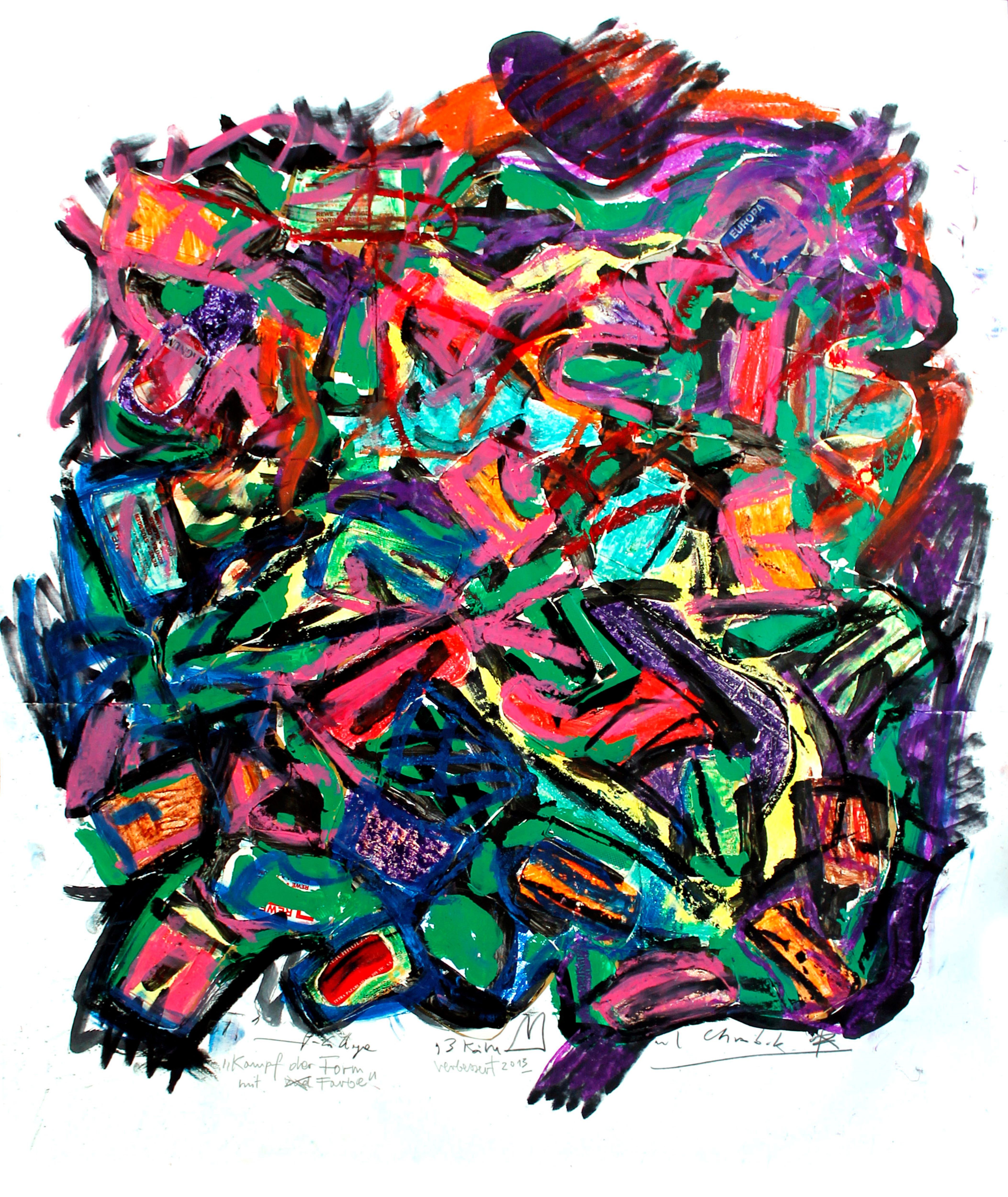 Karl-Karol Chrobok, Battle of form and color Karl-Karol Chrobok, Battle of form and color