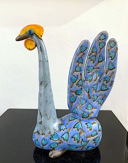 Escultura, Blue  Chicken, Viktor Zuk