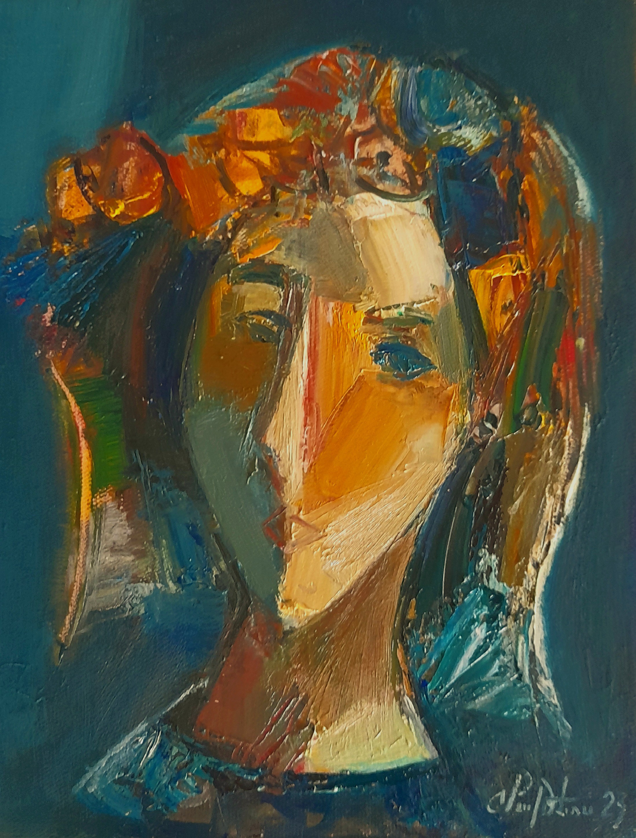 Mateos Sargsyan, Abstract portrait Mateos Sargsyan, Abstract portrait