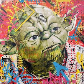 Maitre Yoda - Star Wars - Tableau pop-art - Romaric Artiste