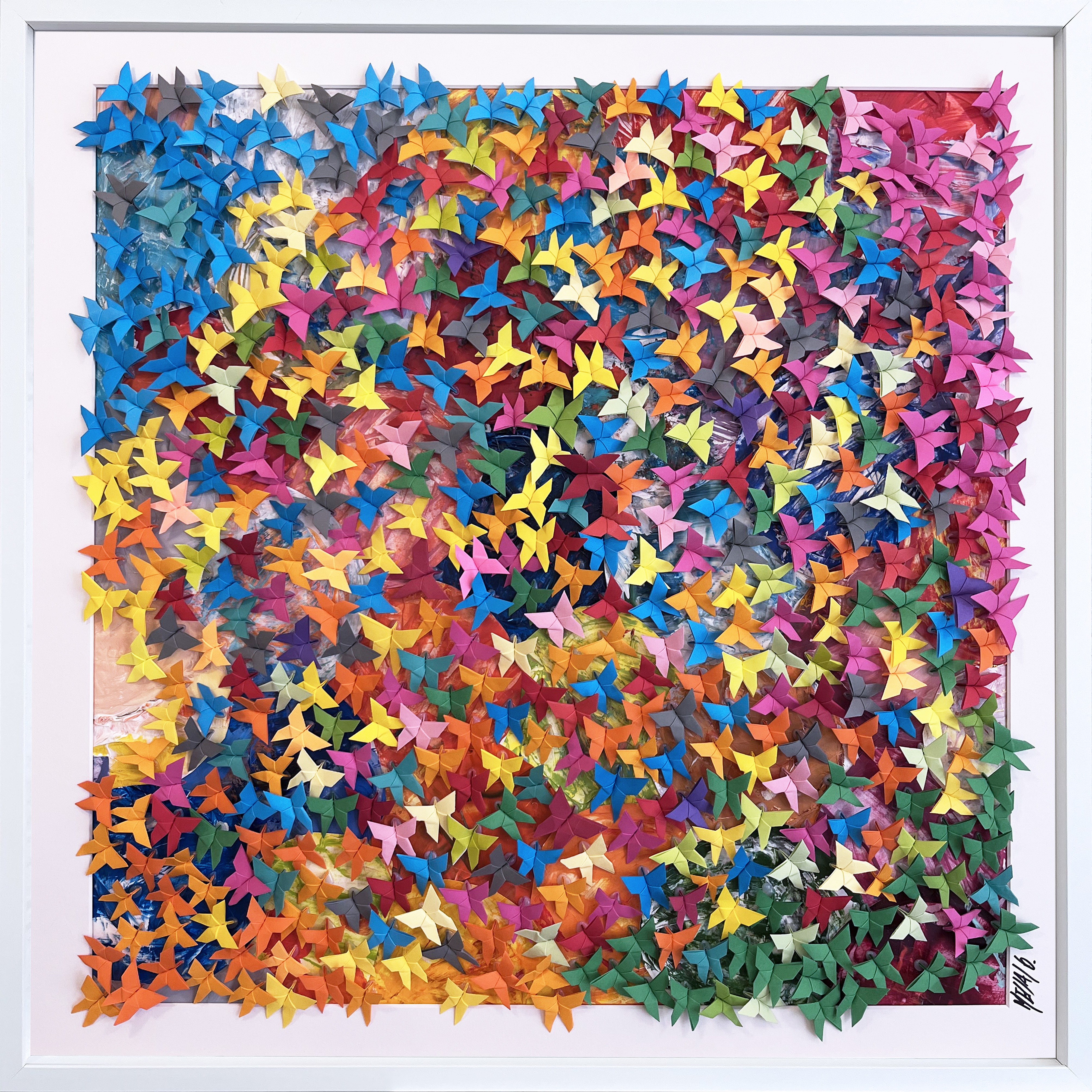 Olivier Messas, Les couleurs du bonheur... (Origami) Olivier Messas, Les couleurs du bonheur... (Origami)