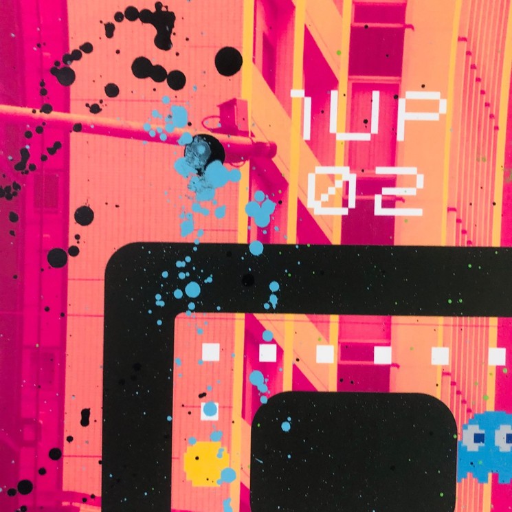 Nobless, Game Pac Man, Painting on Fine art paper
