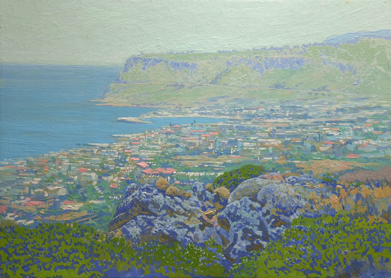 Simon Kozhin, A view of the bay and city of Sissi. Crete Simon Kozhin, A view of the bay and city of Sissi. Crete