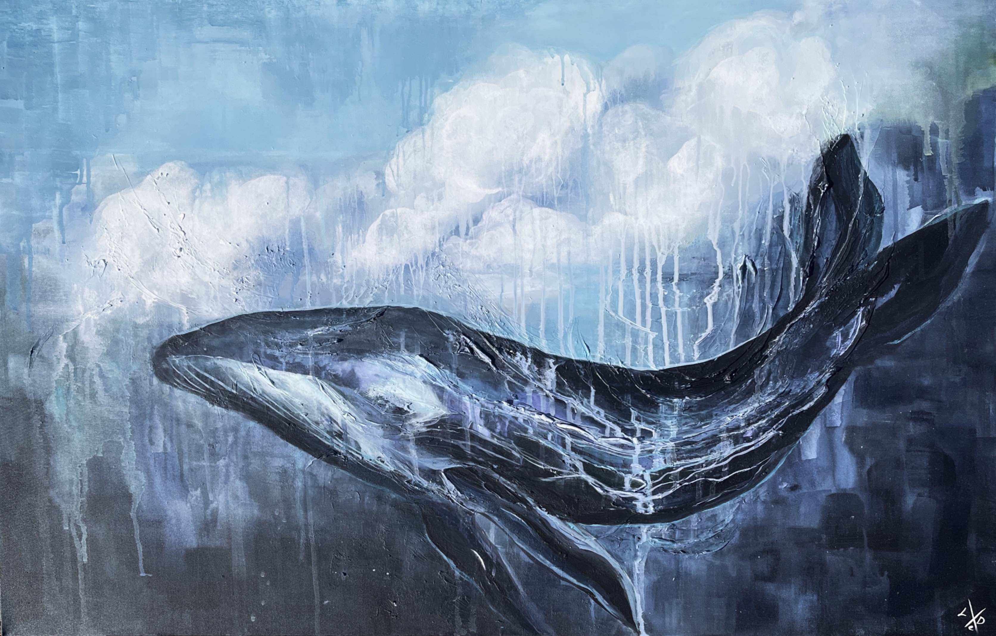 Lesia Danilina, Whale in the sky Lesia Danilina, Whale in the sky