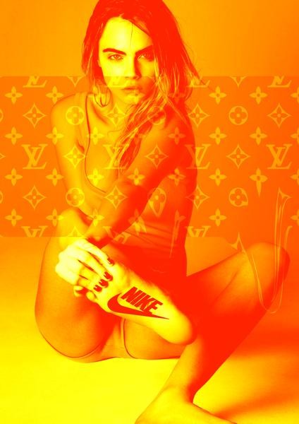 Death NYC, Cara L nike (orange) Death NYC, Cara L nike (orange)