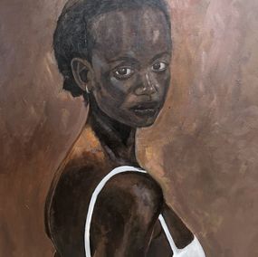 Painting, Untitled Portrait, Kayimahe Ishmael Zed