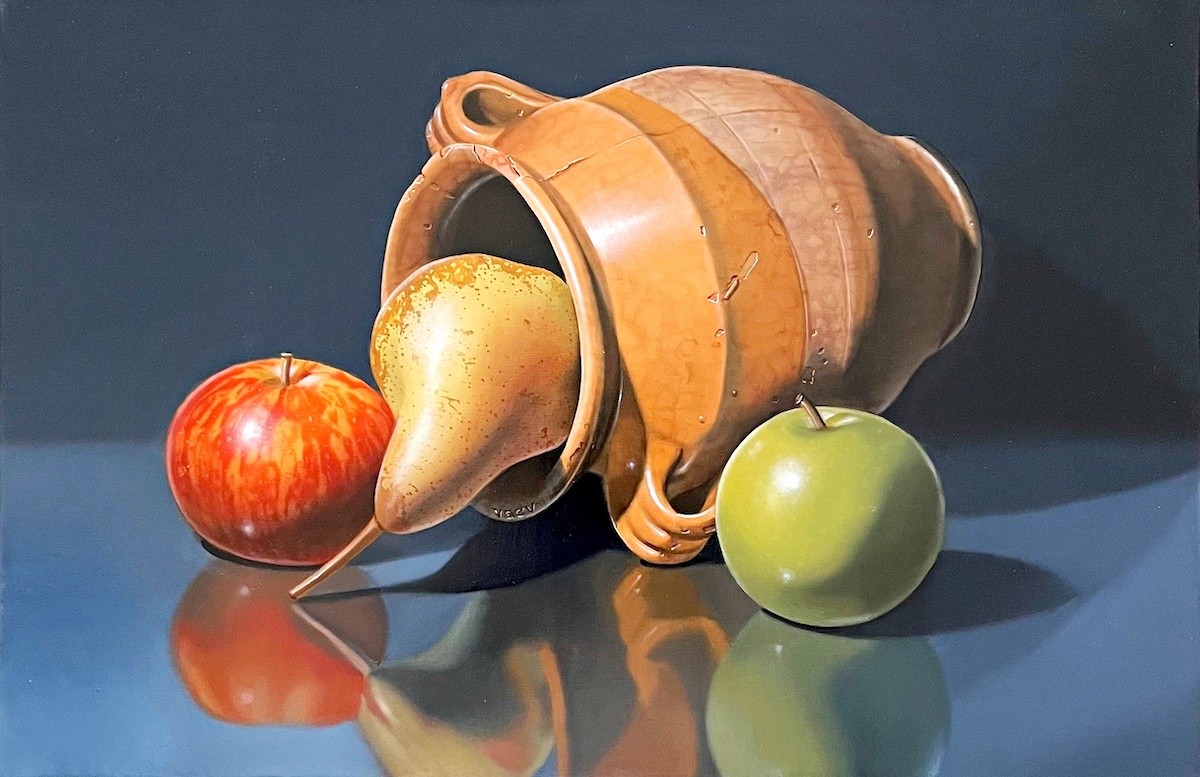 Valéry Vecu Quitard, Pot, deux pommes, poire Valéry Vecu Quitard, Pot, deux pommes, poire
