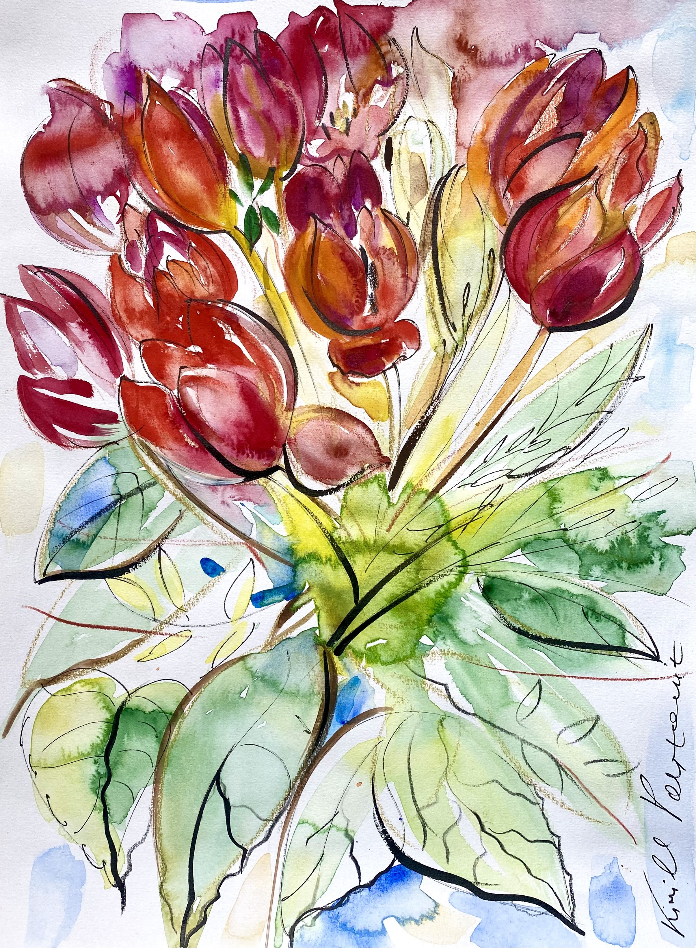 Kirill Postovit, The Red Tulips Kirill Postovit, The Red Tulips