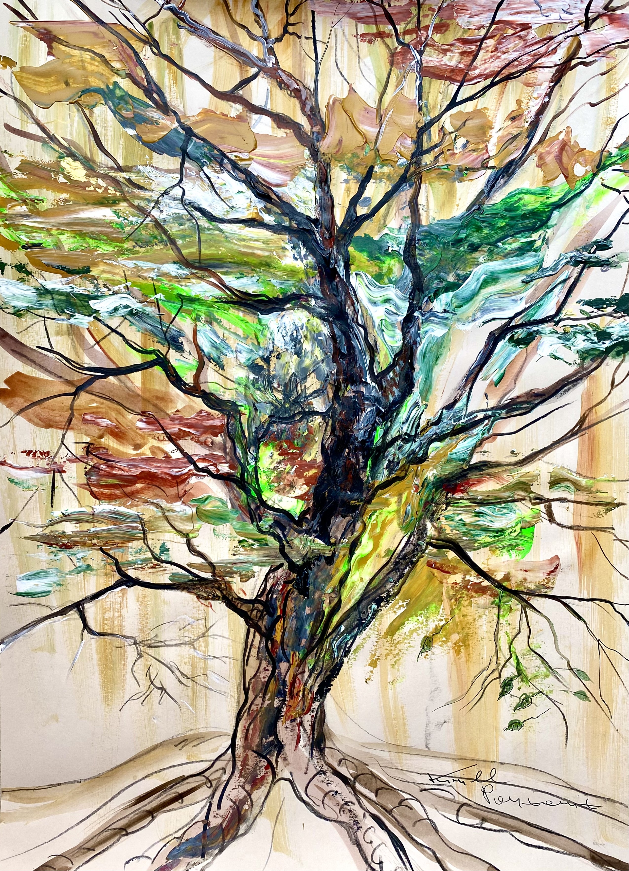 Kirill Postovit, The Tree Dressed In Autumn Kirill Postovit, The Tree Dressed In Autumn