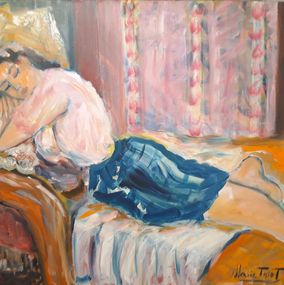 Peinture, La sieste, Marie Tissot