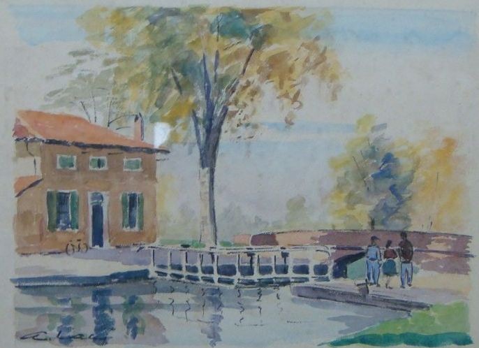 André Lac, Ecluse du Canal du Midi André Lac, Ecluse du Canal du Midi