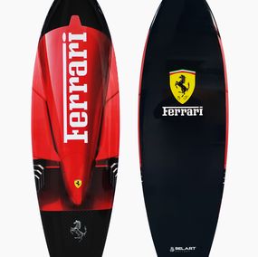Red Ferrari Surfboard, Belart Collective