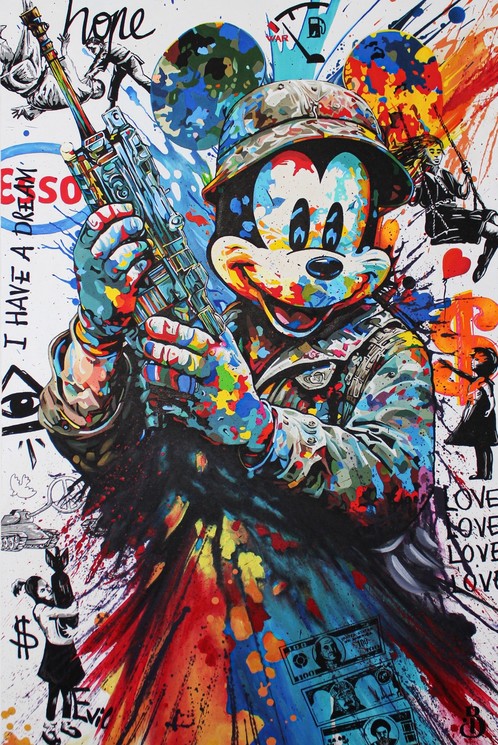mickey mouse graffiti drawings