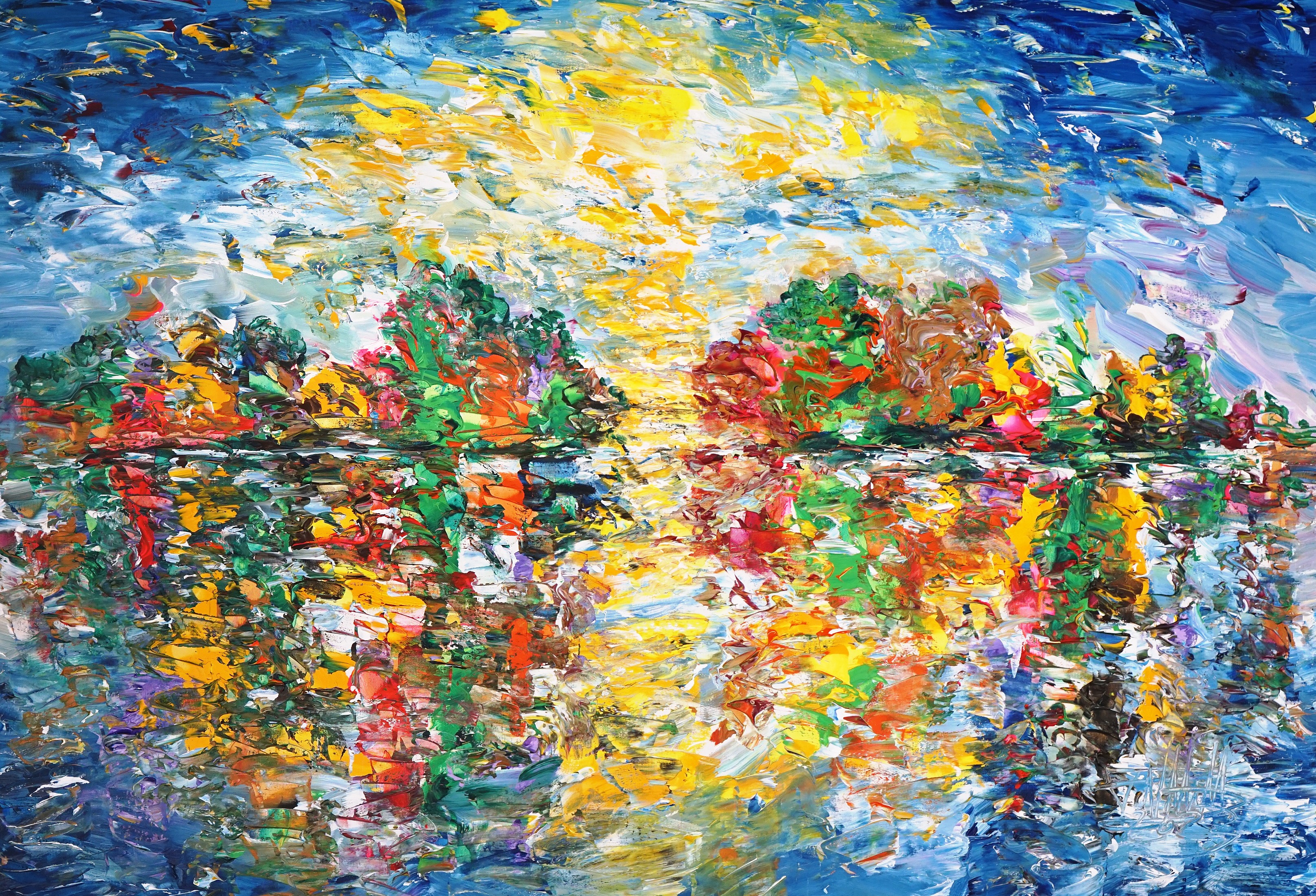 Peter Nottrott, Trees by A Lake XL 1 Peter Nottrott, Trees by A Lake XL 1