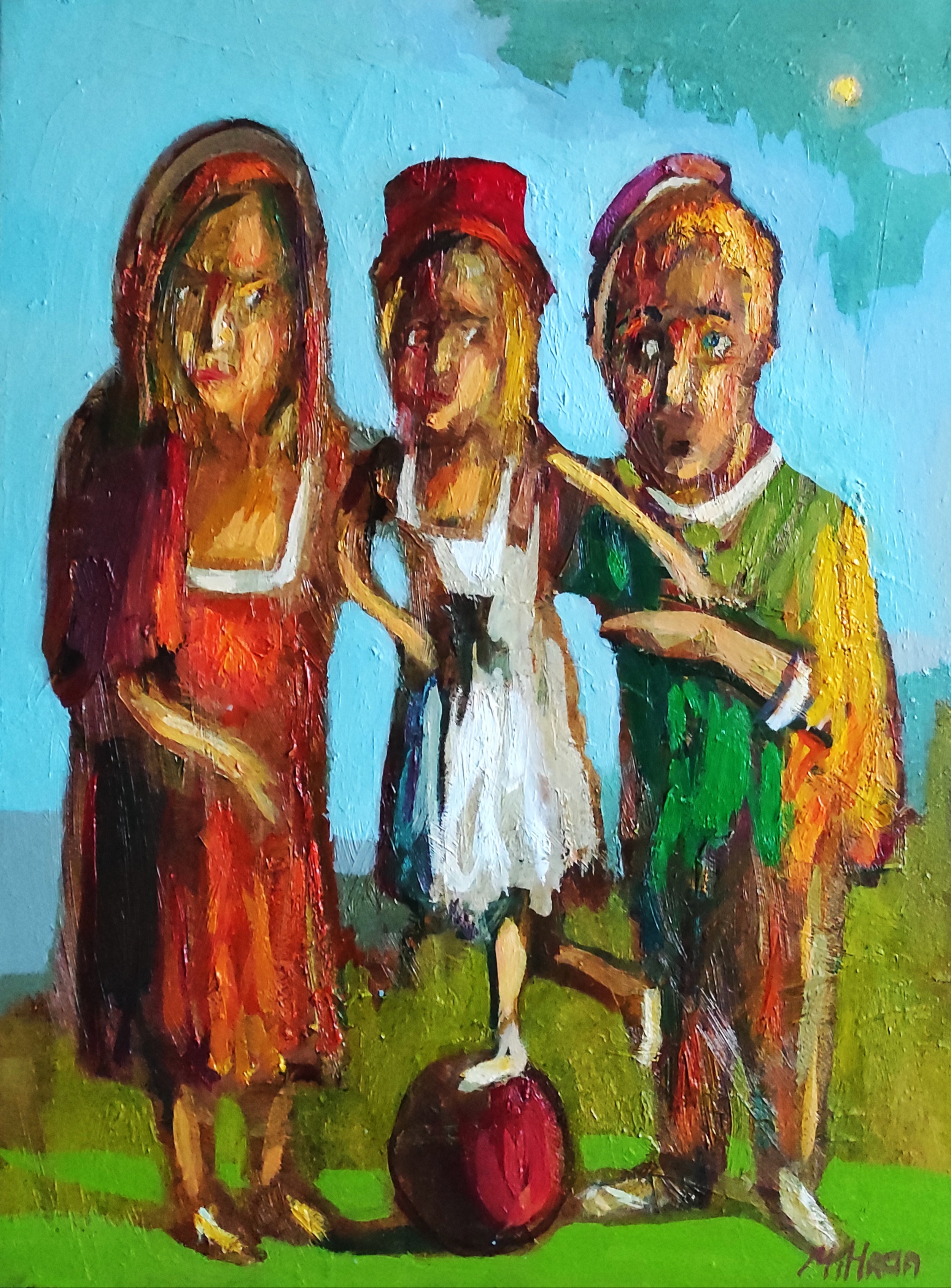 Mihran Manukyan, The girl on the ball Mihran Manukyan, The girl on the ball