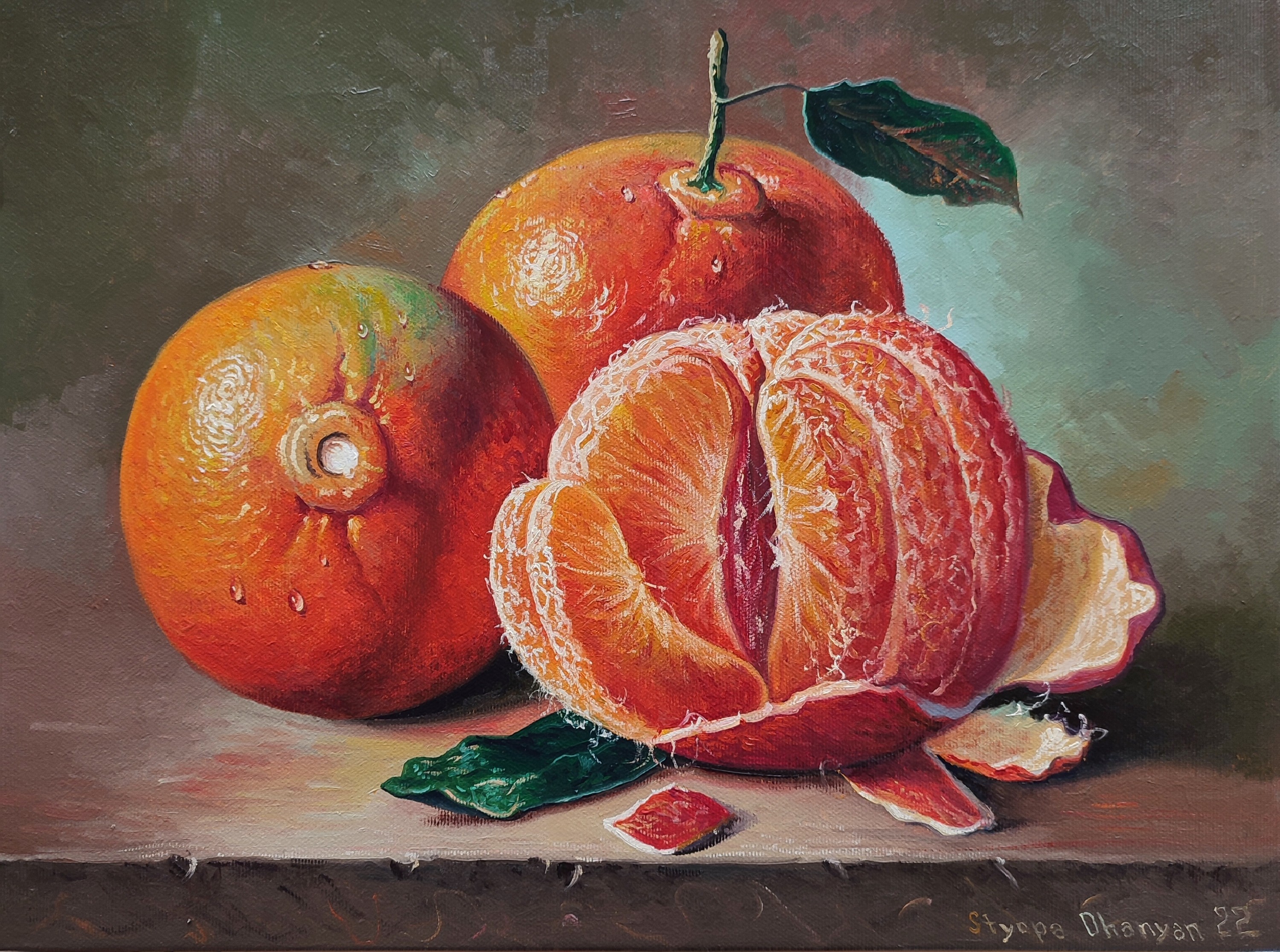 Stepan Ohanyan, Still life - mandarin Stepan Ohanyan, Still life - mandarin