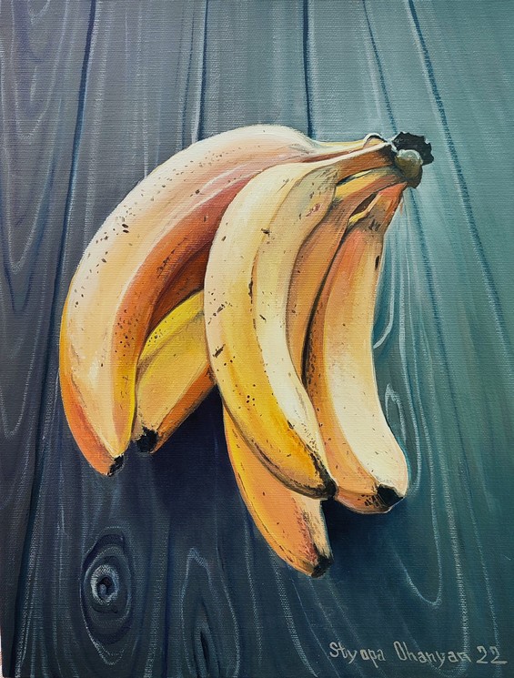 Como Pintar : Bananas ( Passo a Passo ) 