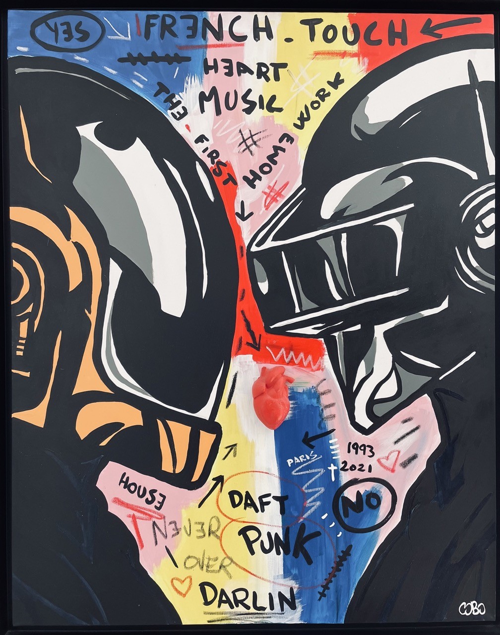▷ Story Daft Punk by cObo, 2021 | Painting | Artsper (1914120)
