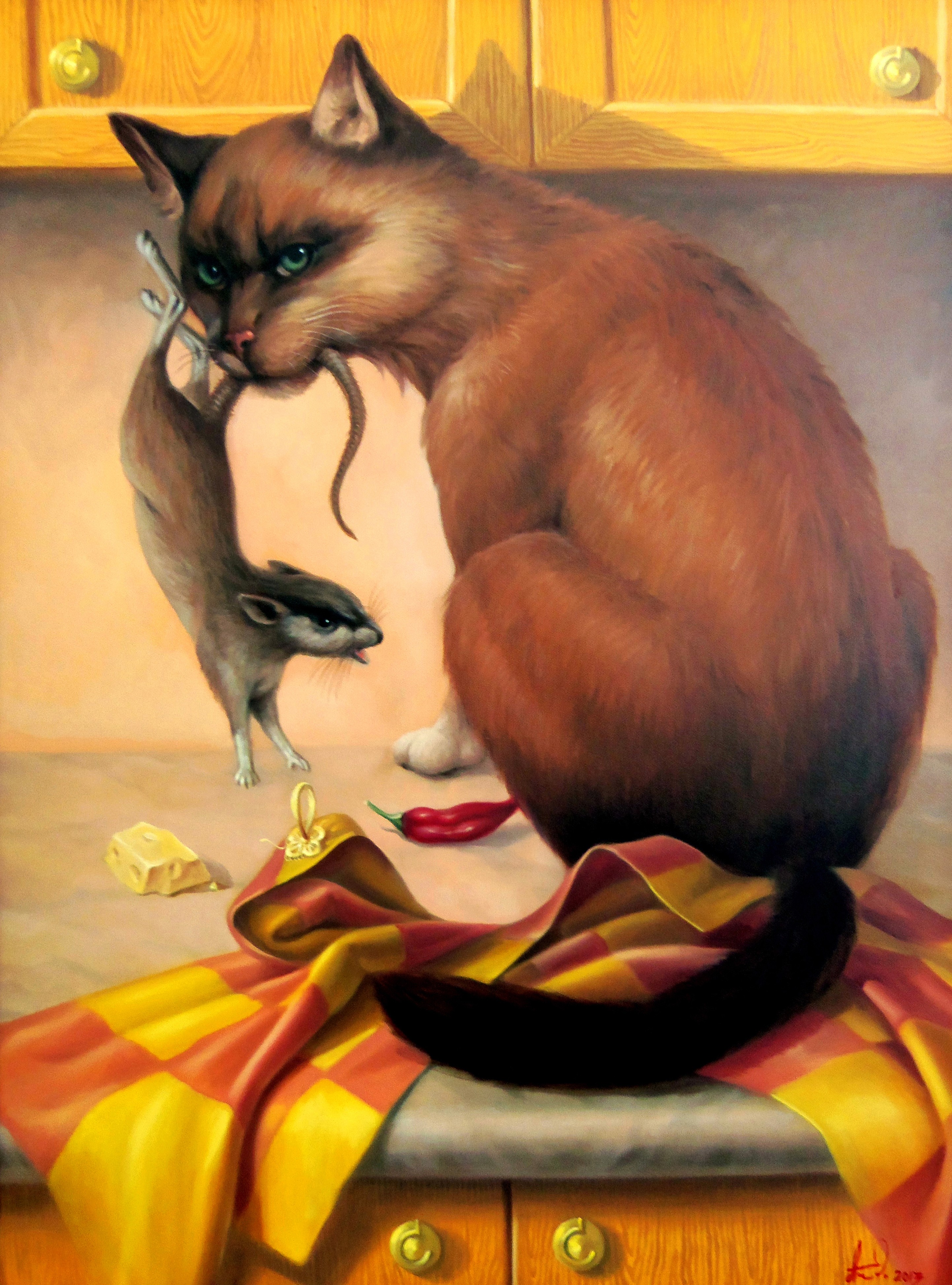 Artush Voskanyan, The cat Artush Voskanyan, The cat
