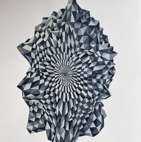 Fine Art Drawings, Geometria fractal 3. From the series The memory of narcissus, James Bonachea