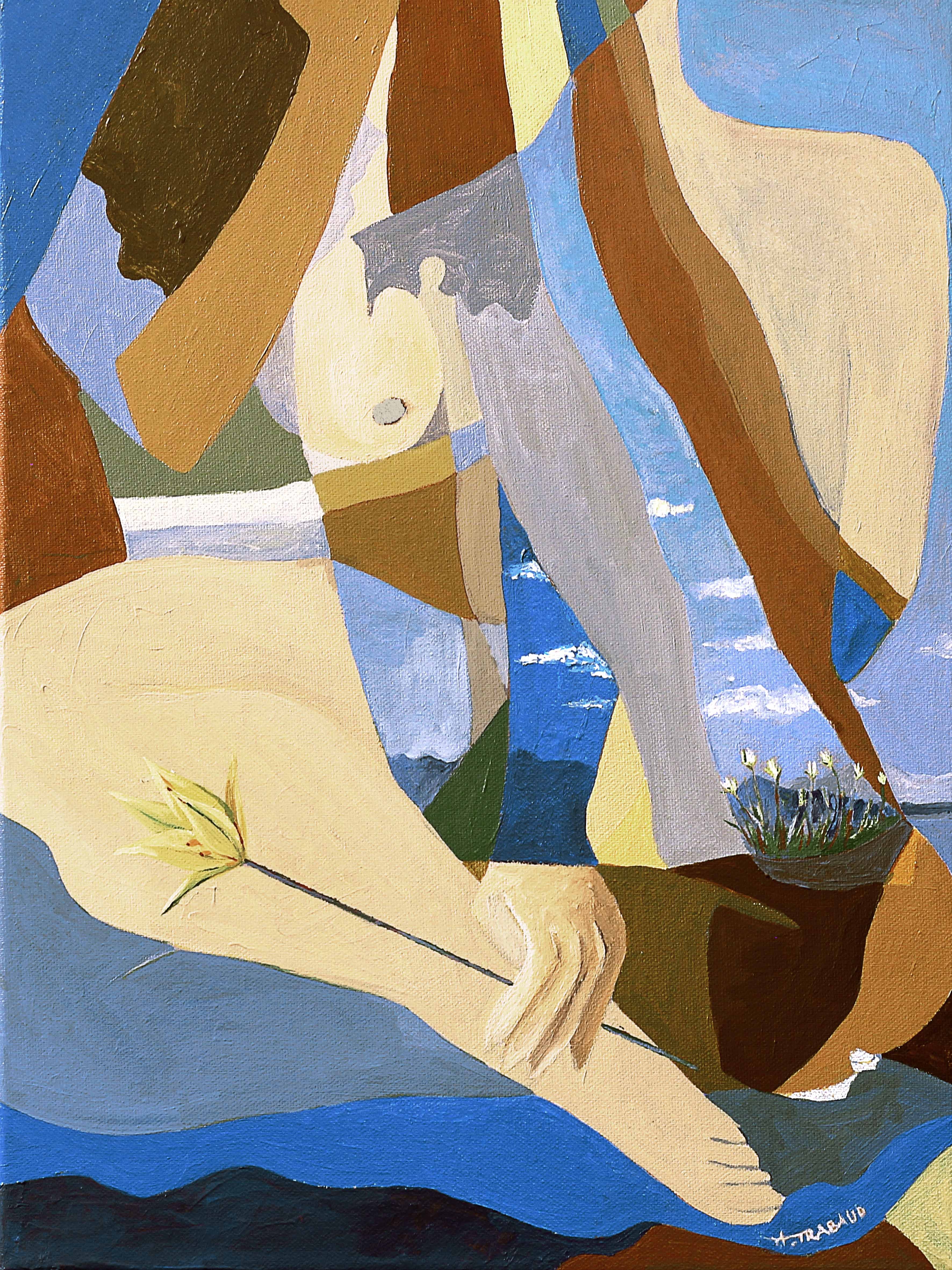 Aurélie Trabaud, Abstrait nu N°22-Picking some tulips Aurélie Trabaud, Abstrait nu N°22-Picking some tulips