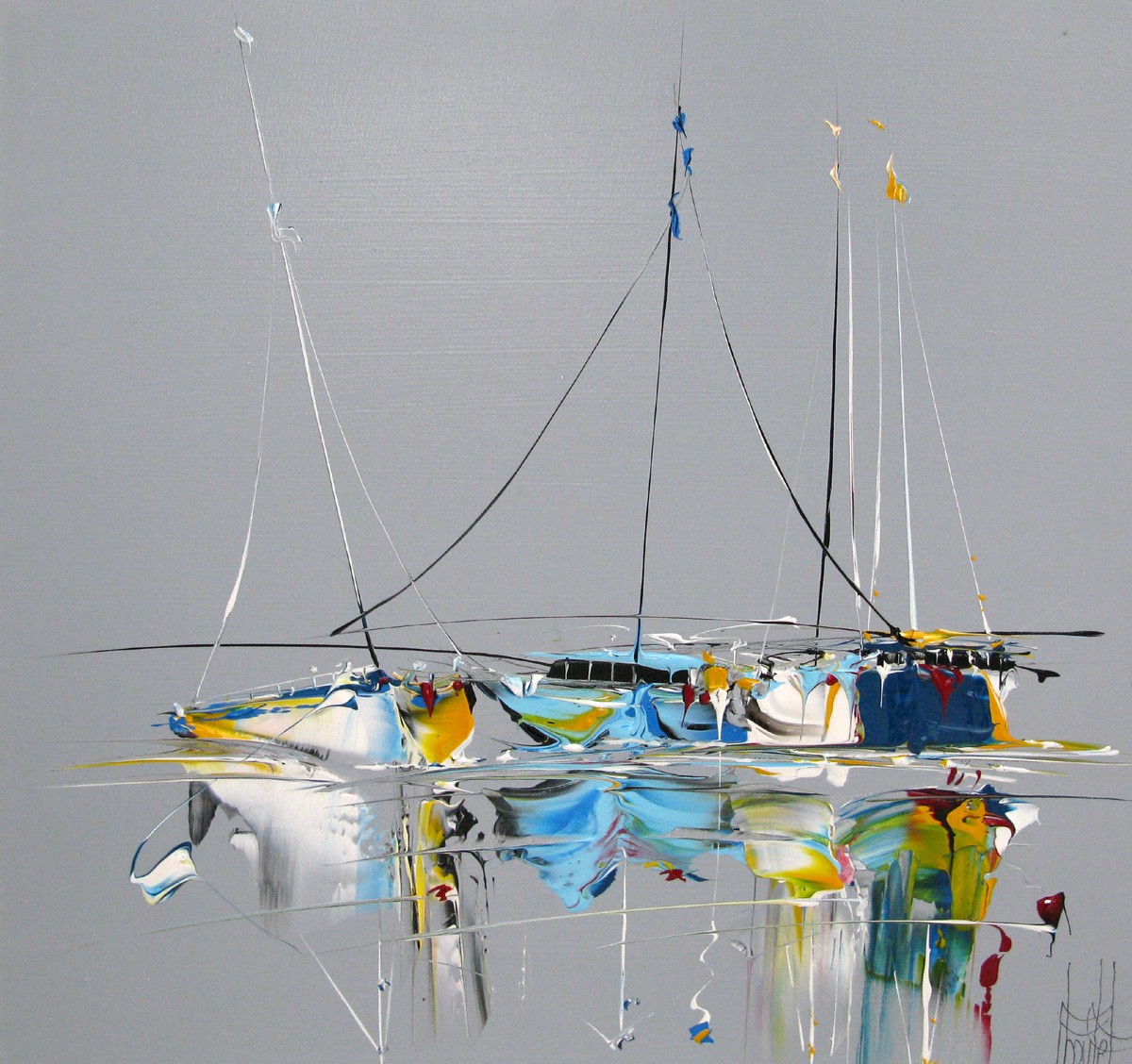 Fred Boutet, Marine abstraite 2023-14 Fred Boutet, Marine abstraite 2023-14