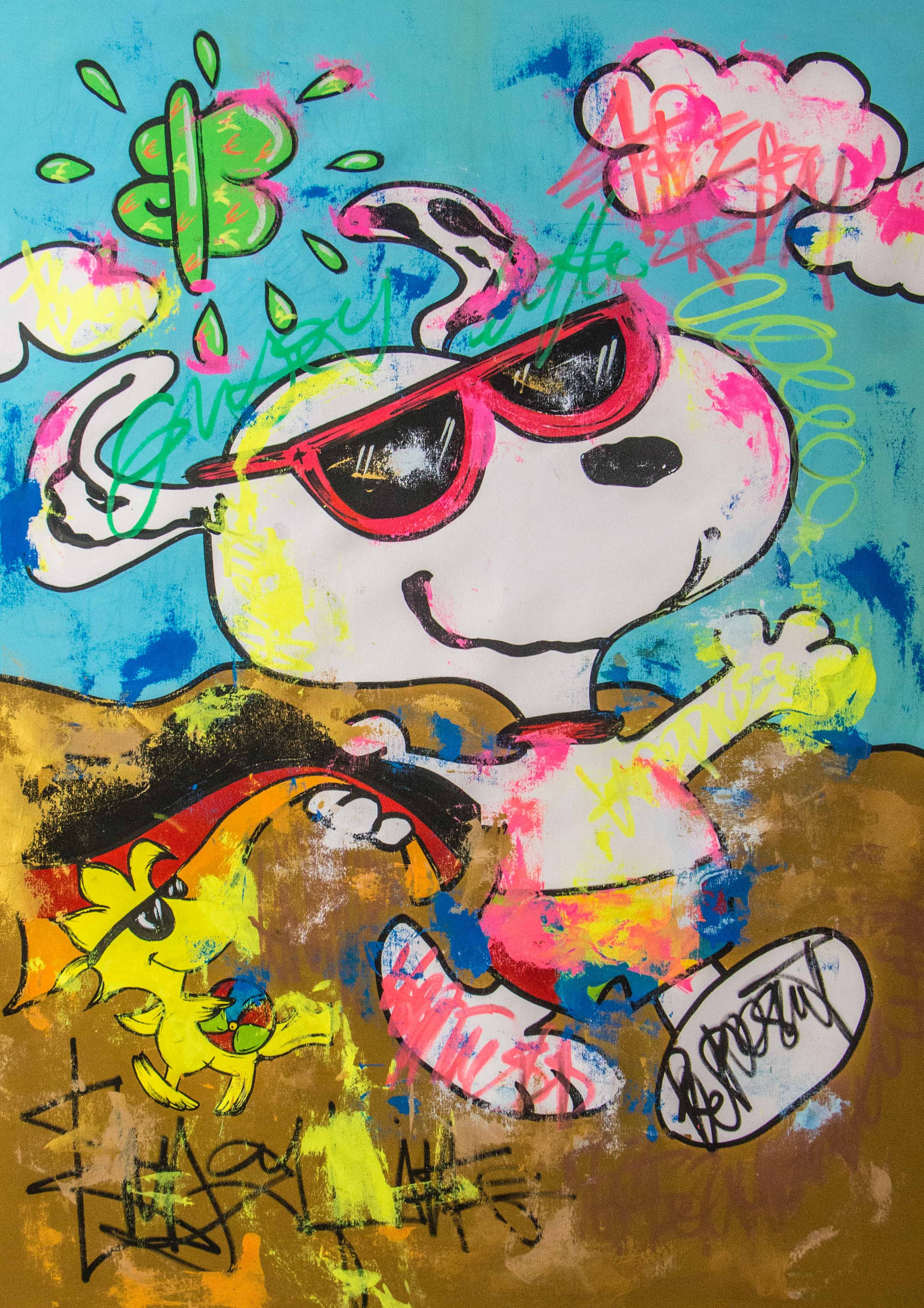 Carlos Pun Art, Snoopy and Woodstock in Enjoy Every Day Carlos Pun Art, Snoopy and Woodstock in Enjoy Every Day