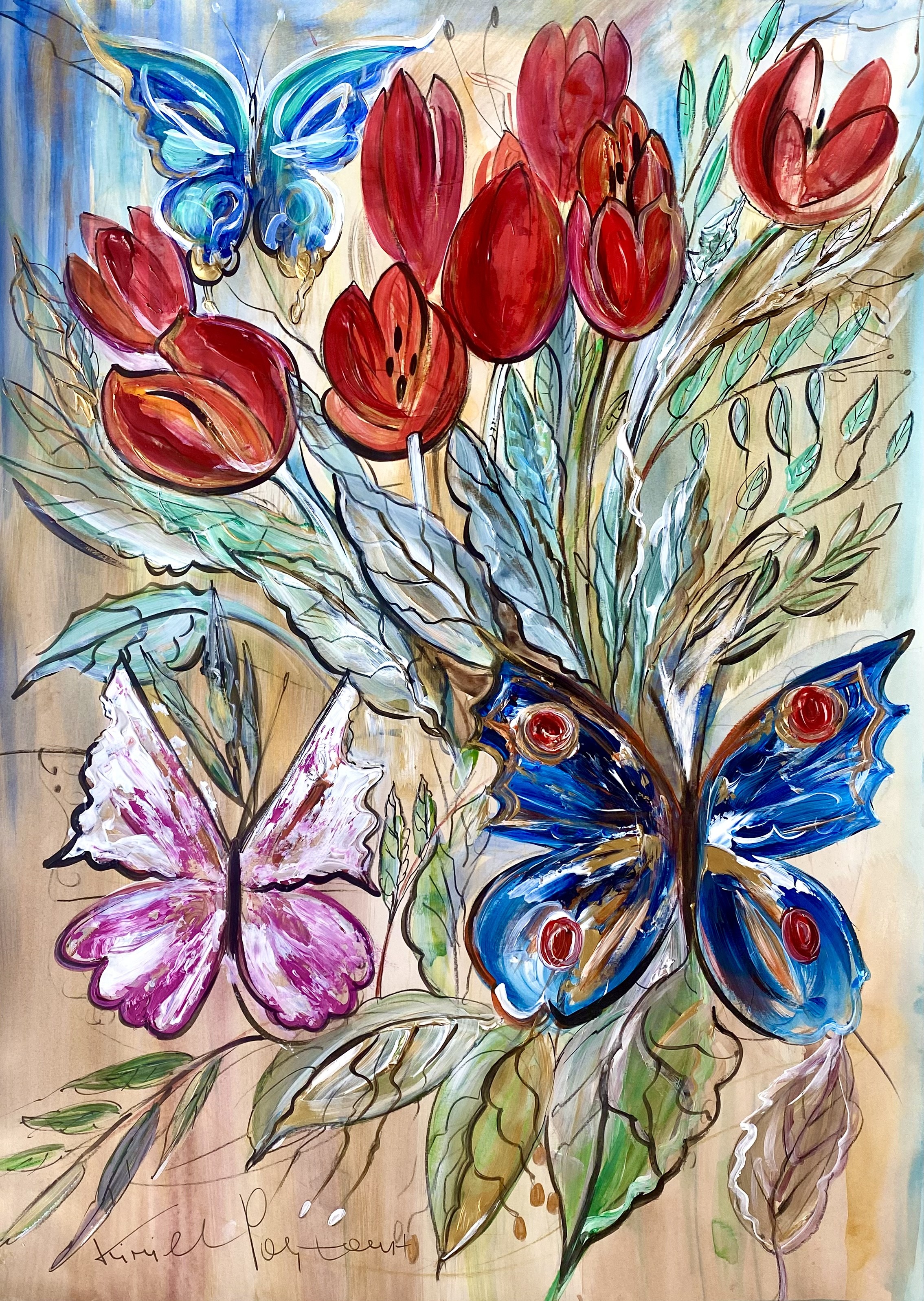 Kirill Postovit, Summer Brought On The Wings Of Butterflies Kirill Postovit, Summer Brought On The Wings Of Butterflies