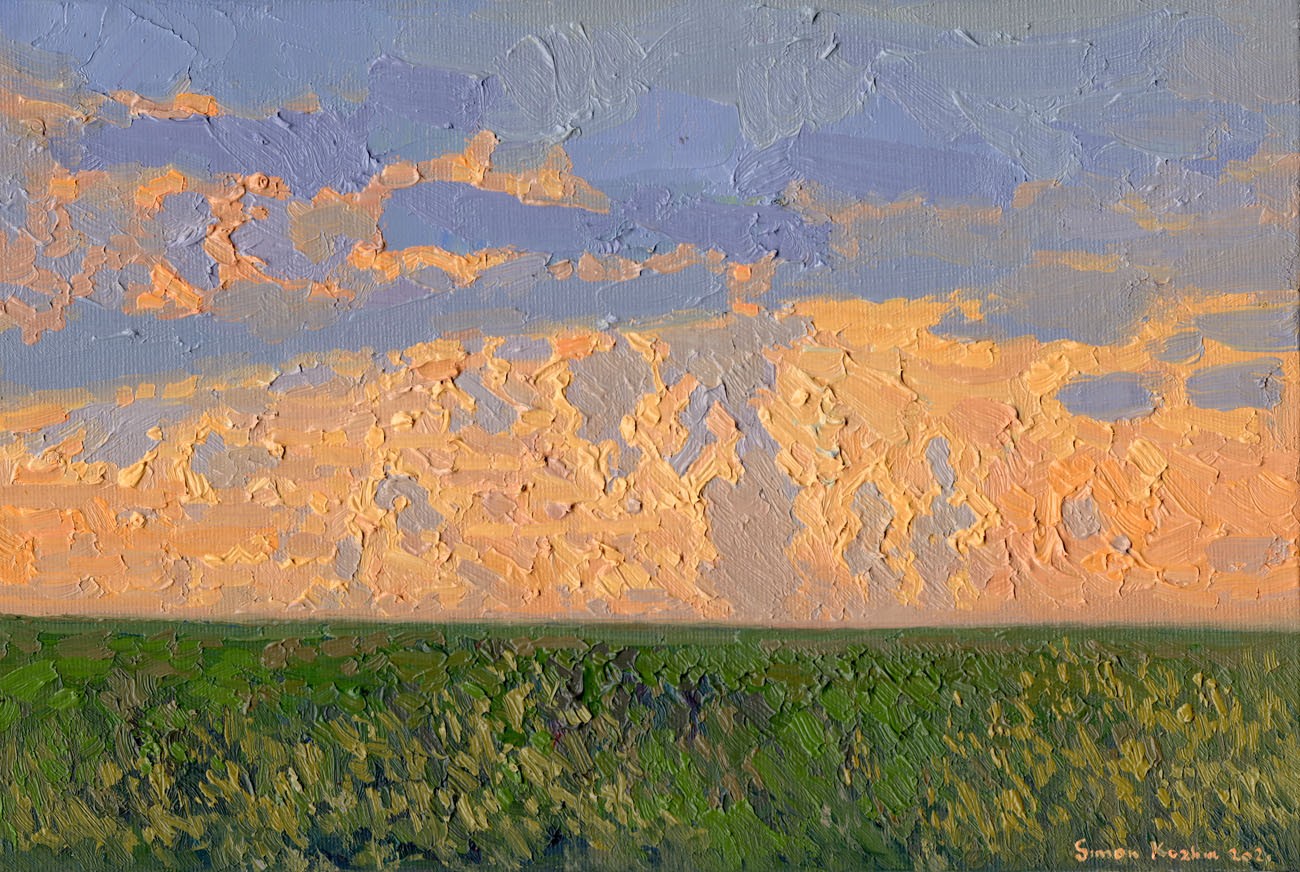 Simon Kozhin, Golden clouds. Chamzinka Simon Kozhin, Golden clouds. Chamzinka