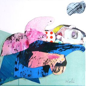 Painting, Swimming # 4, Pascal Marlin