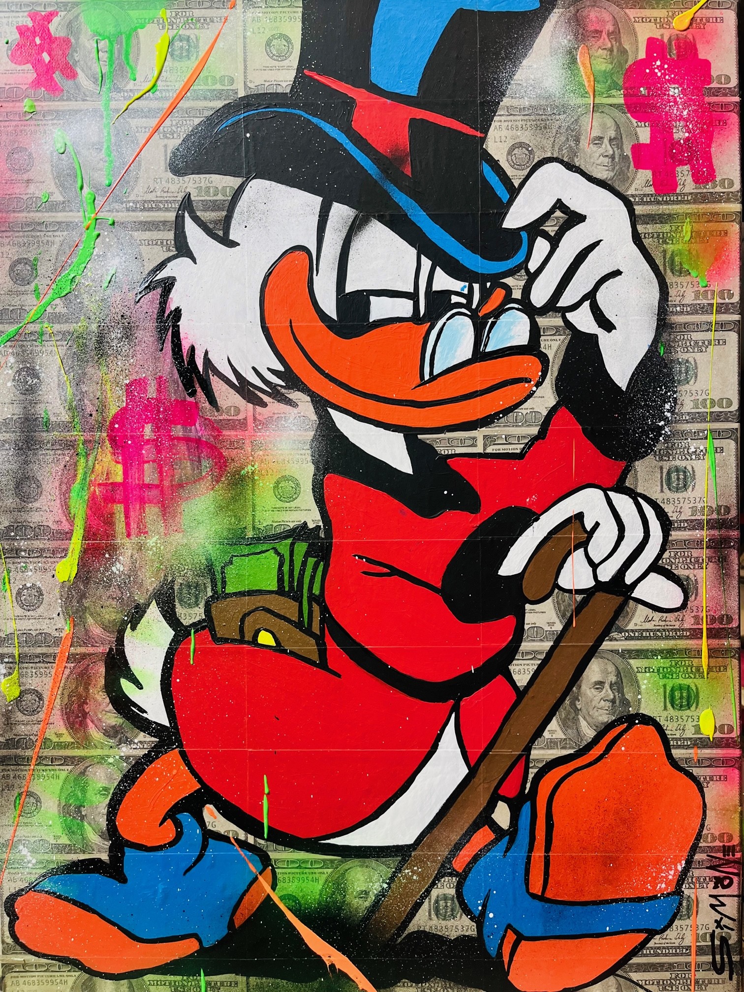 Simone De Rosa, Uncle Scrooge Money walk Simone De Rosa, Uncle Scrooge Money walk