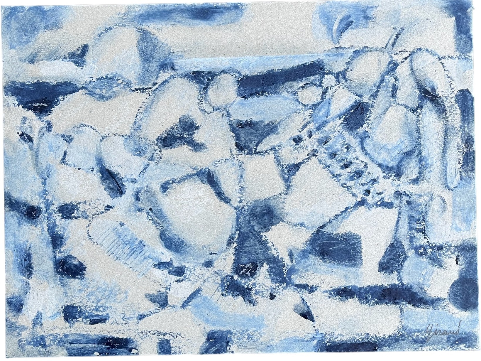 Joel Giraud, Pastel bleu 1423 Joel Giraud, Pastel bleu 1423