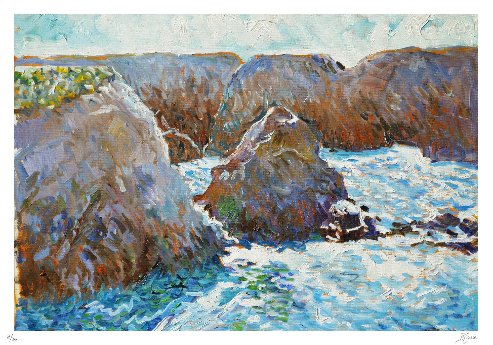 Patrick Marie, Belle île - Contre jour Patrick Marie, Belle île - Contre jour