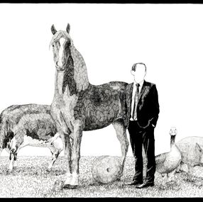Fine Art Drawings, Benoît le chanceux, Guillaume Piot
