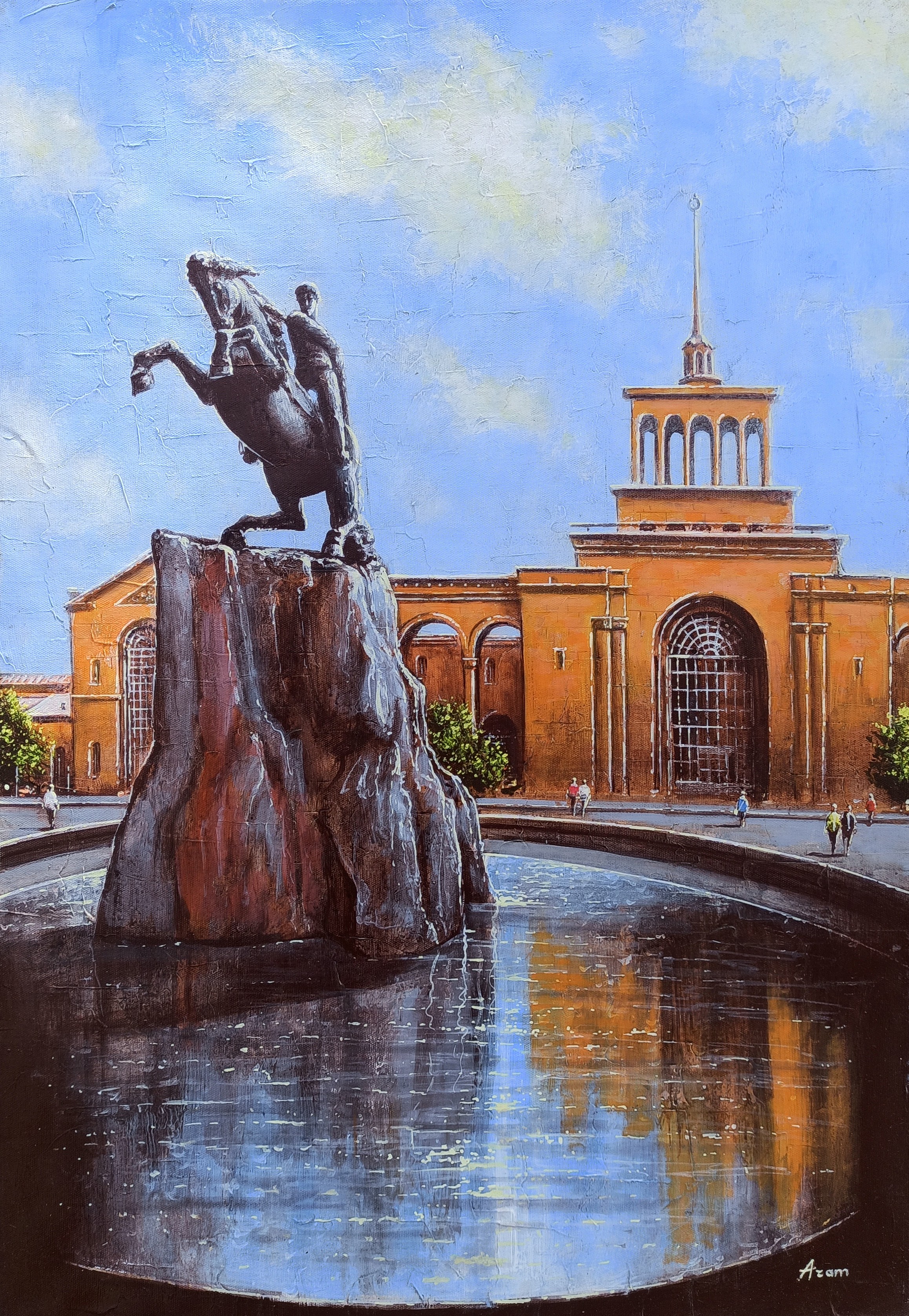 Aram Movsisyan, Cityscape - Yerevan - 4 Aram Movsisyan, Cityscape - Yerevan - 4