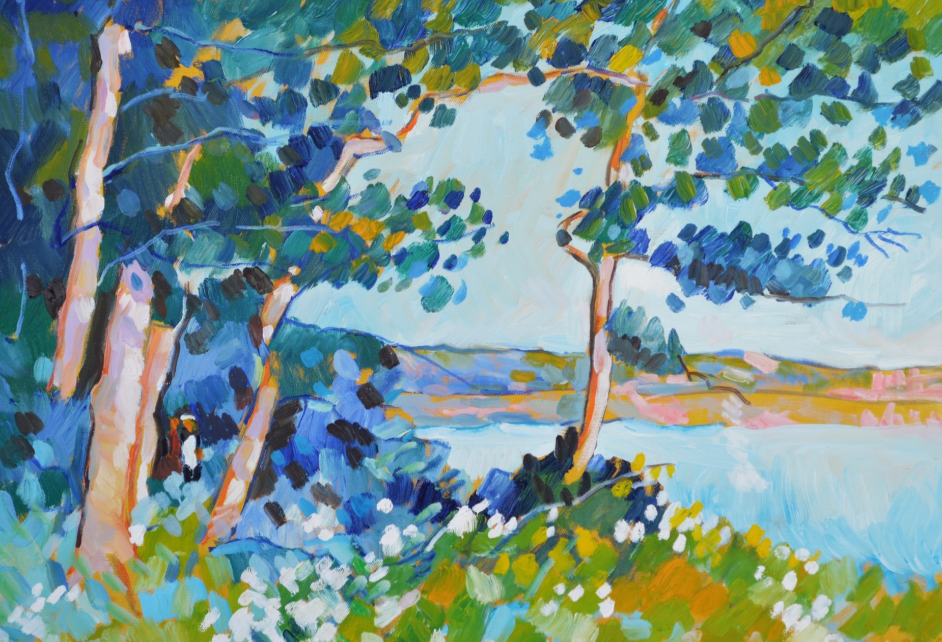 Patrick Marie, Bords de Seine en automne Patrick Marie, Bords de Seine en automne