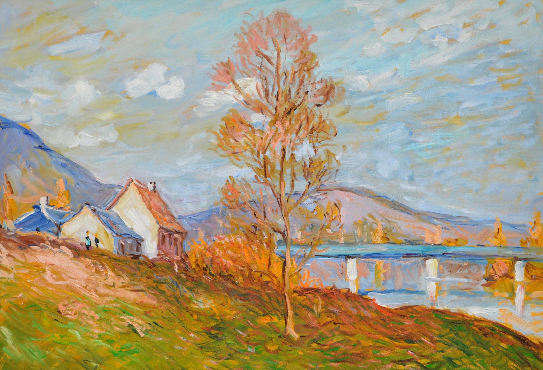 Patrick Marie, La Seine à Orival Patrick Marie, La Seine à Orival