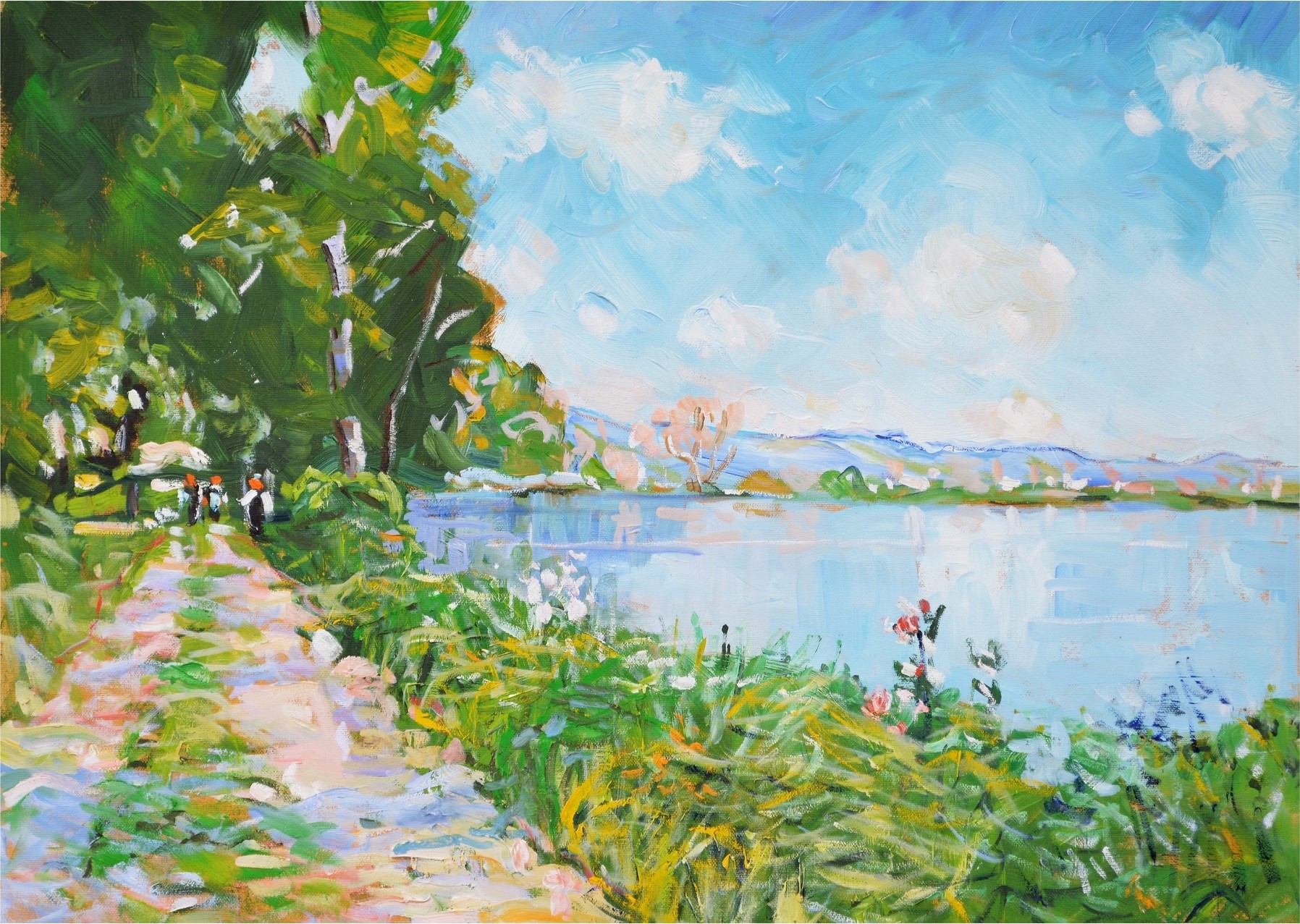 Patrick Marie, La Seine près de Vernon Patrick Marie, La Seine près de Vernon