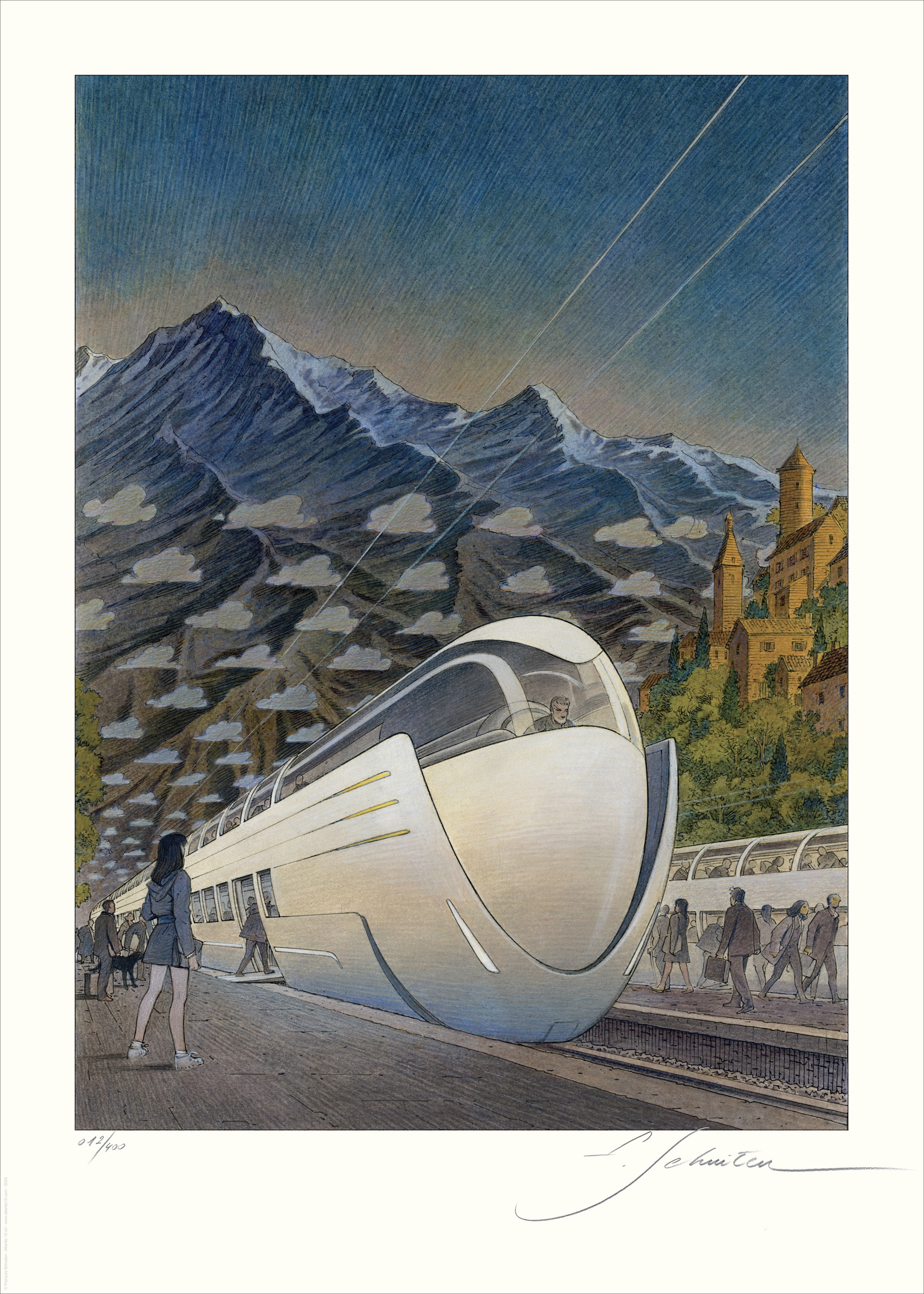 François Schuiten, Futura train François Schuiten, Futura train