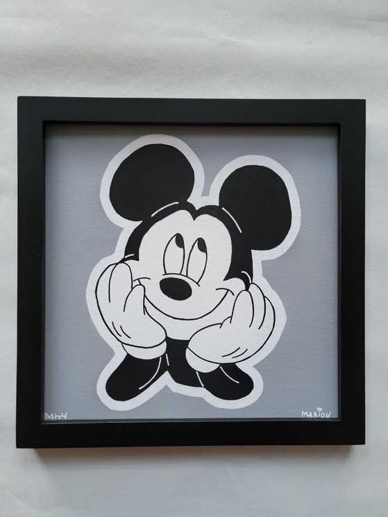 Lv Disney Mickey Mouse Cartoon Wall Art Mirror Frame