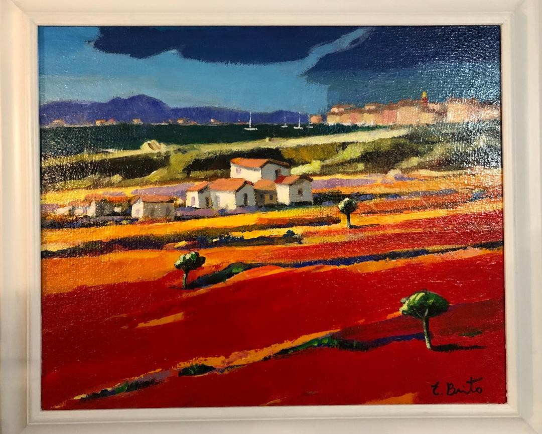 Brito Esteves, Provence vue sur St Tropez Brito Esteves, Provence vue sur St Tropez