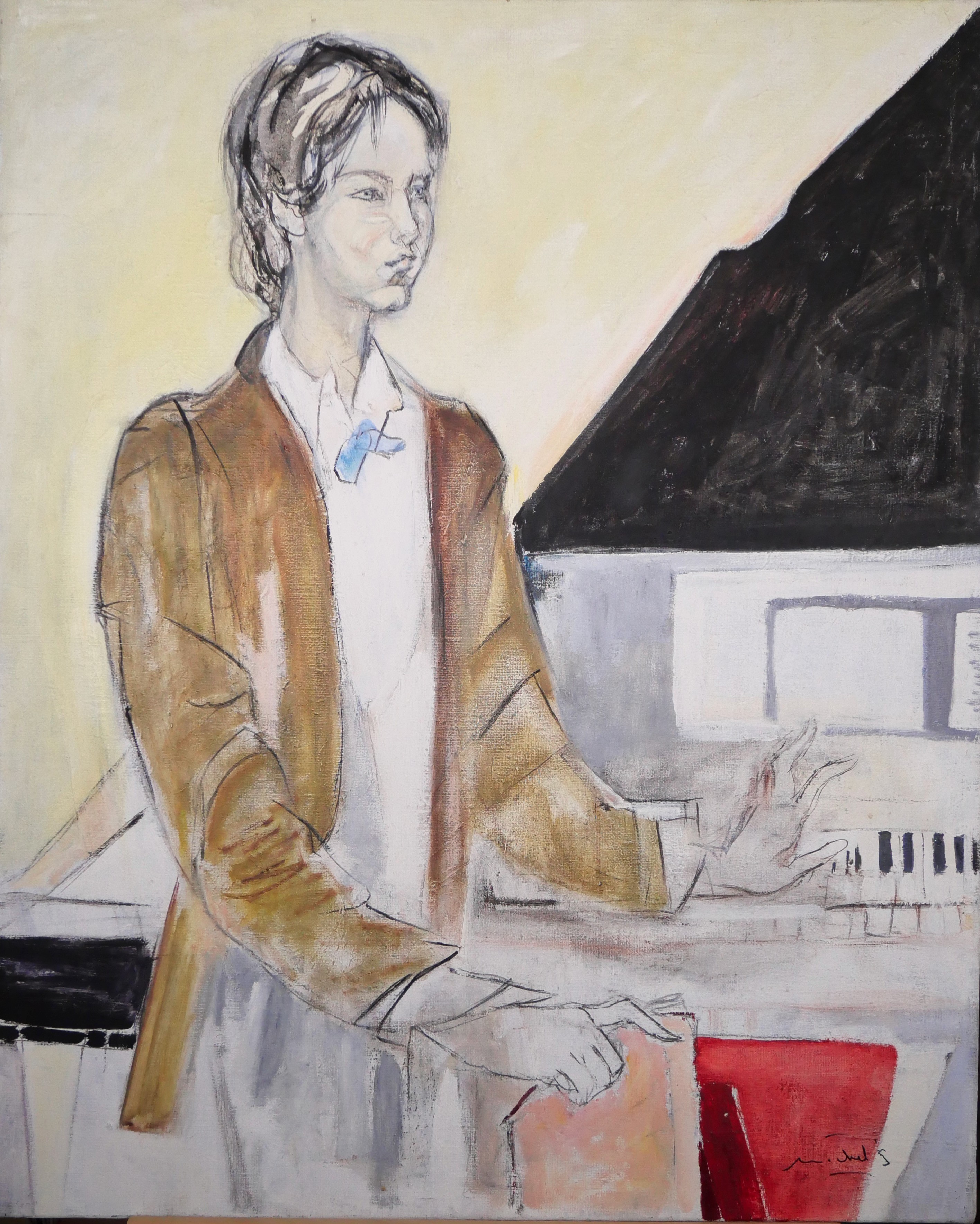 Janie Michels, Le pianiste - ref BDNW11485 Janie Michels, Le pianiste - ref BDNW11485