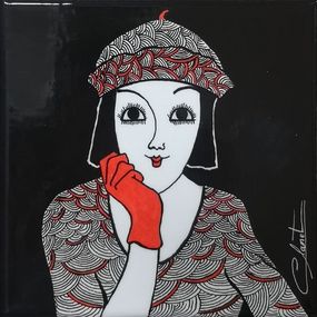Gemälde, Capucine, Véronique Clanet