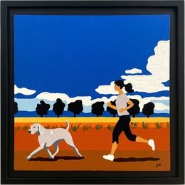 Painting, Jogging, Sylvie Eudes